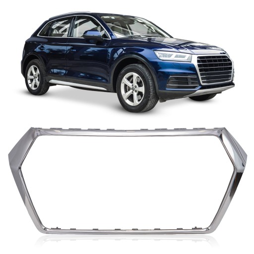 AUDI Q7 SQ7 15-20 ДО ФЕЙСЛІФТИНГУ ХРОМОВАНА РАМКА Решітка A 4M0853651F