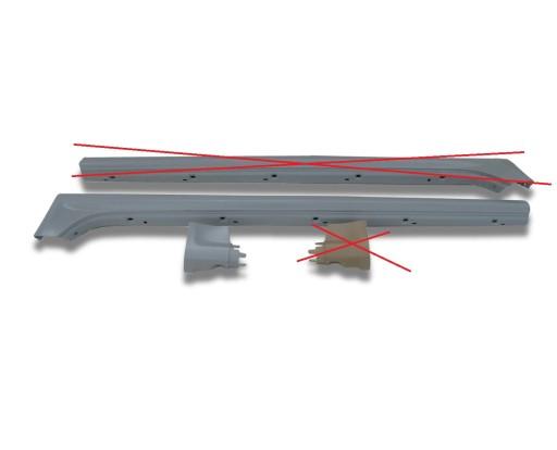 AUDI RS6 C6 4F0 левый порог 4F0853859A