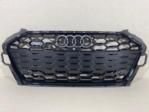 8W0853651DK, 8W0853651DM, - AUDI S4 8W0 A4 ПІДЙОМНА РЕШІТКА ПЕРЕДНЯ ЧОРНА ГОЛКА