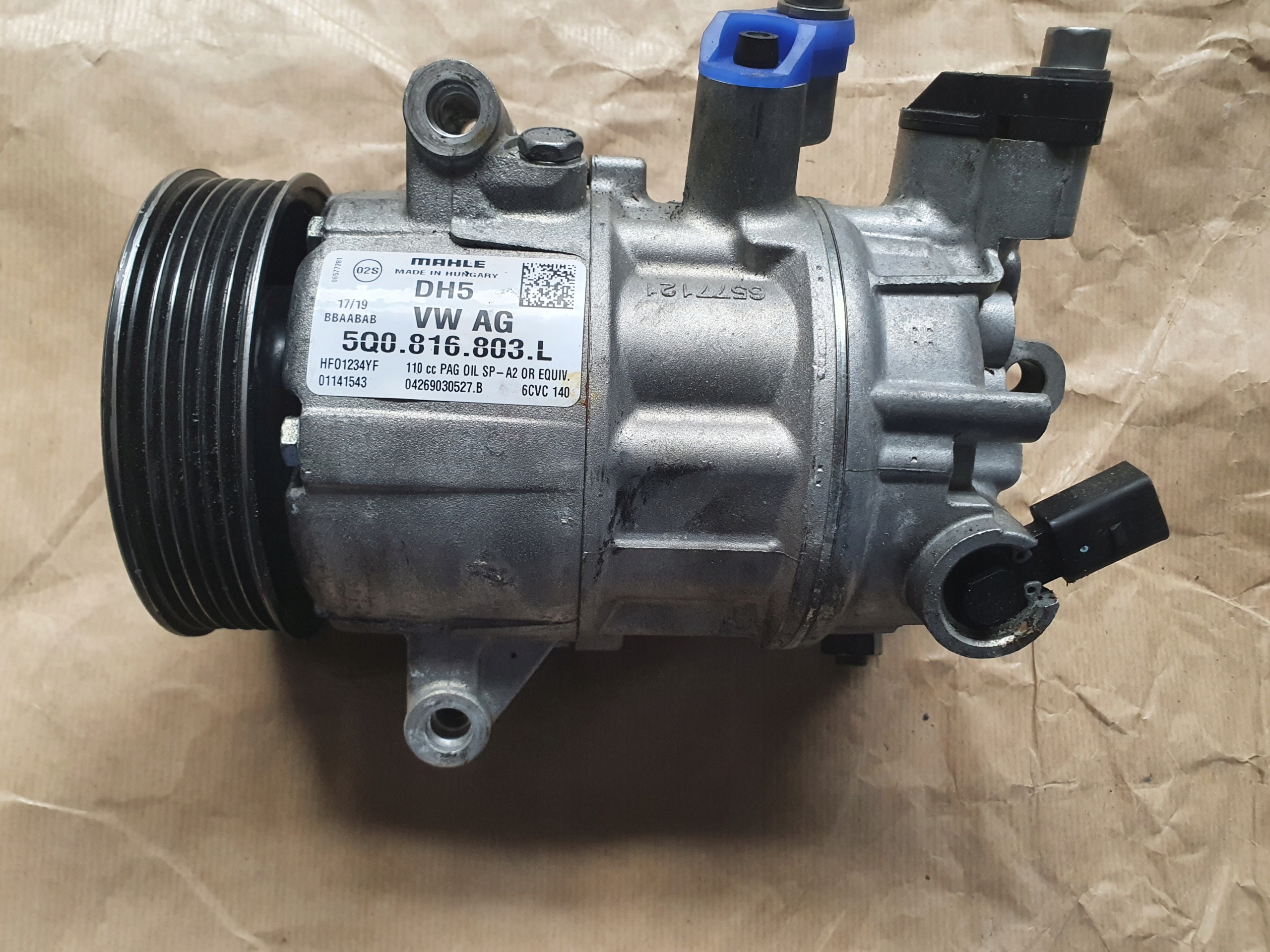 AUDI SEAT SKODA VW 5Q0816803L КОМПРЕСОР