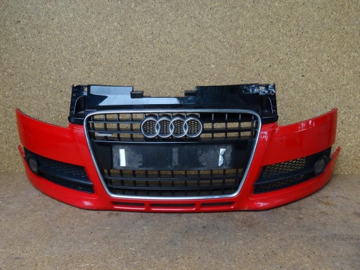 8J0807437 - Audi tt 8j передний бампер под ксеноновую решетку черный рояль в сборе ly3j