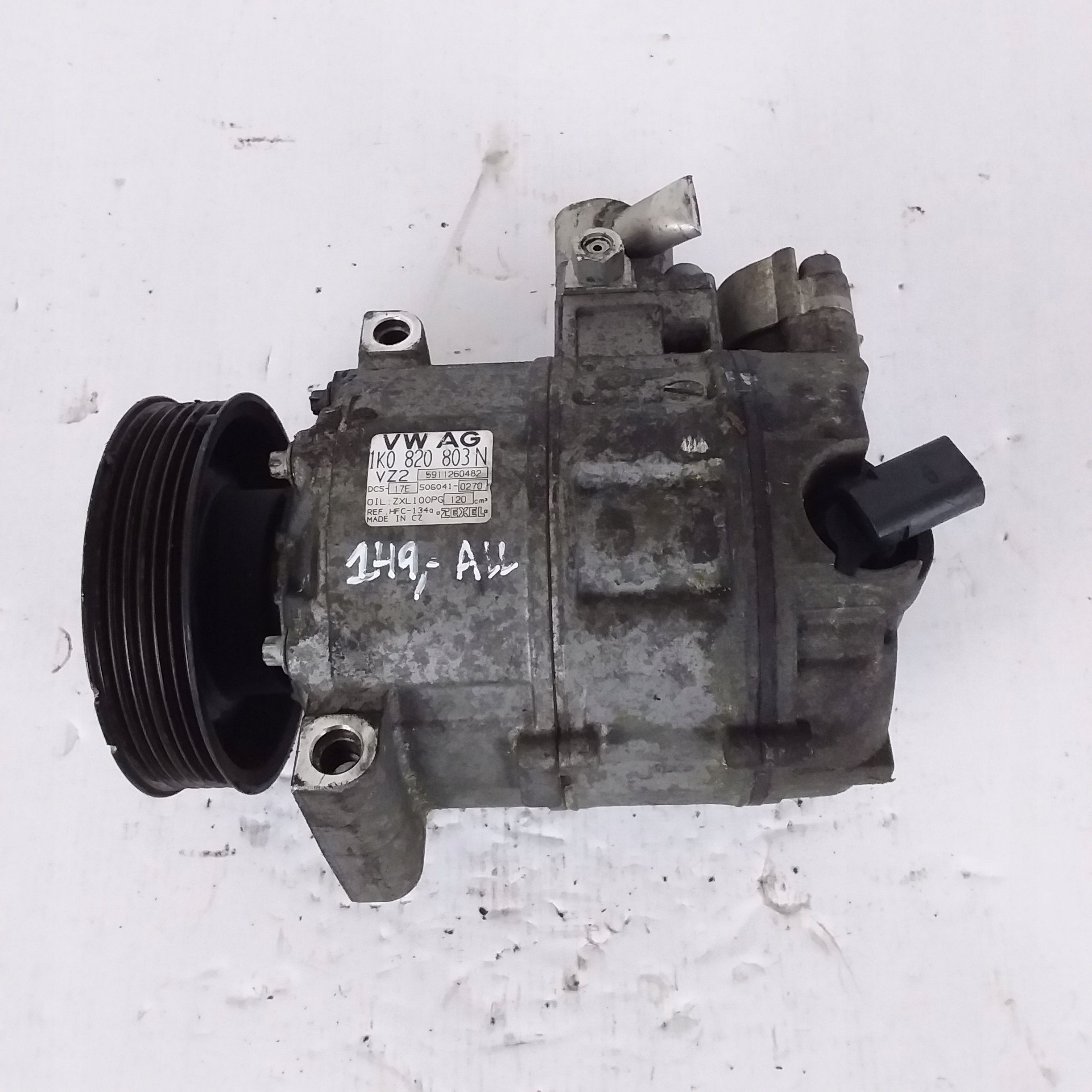 1K0820803N - КОМПРЕССОР КОНДИЦИОНЕРА АУДИ ВВ 1.9 ТДИ 1К0820803Н