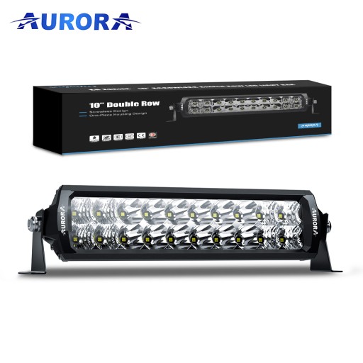 ALO D6 10 dual row - Лампа робоча AURORA LED 10" дворядна стрічка Osram LED BAR