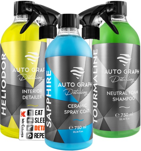 AUTO GRAPH KIT SAPPHIRE QUICK DETAILER HELIODOR + ШАМПУНЬ ТУРМАЛІН БЕЗКОШТОВНО