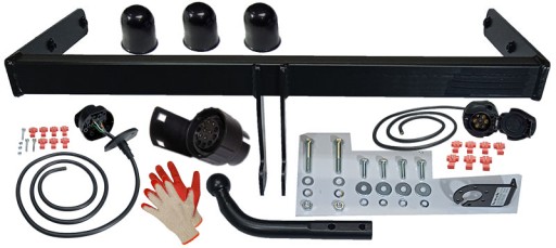 АВТОМАТИЧНИЙ БУКСИРУВАЛЬНИЙ ГАК + джгут проводів + ПЕРЕХОДНИК для SKODA FABIA 2+1 II+I+5J 99-2014 HB 5d