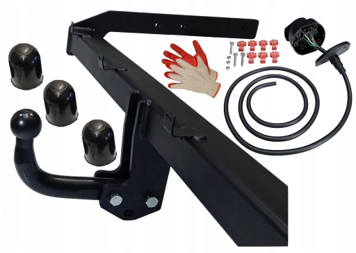 АВТОБУКСИРНЫЙ КРЮК + ЖГУТ + РОЗЕТКА для FORD GALAXY 2000-2006 MK2 + 1 I + II FL