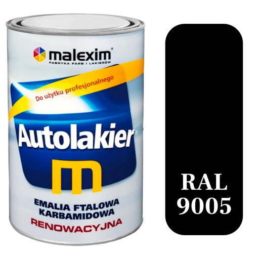 AUTOLAKER RENOLAK РЕМОНТНА ФАРБА RAL 9005 ЧОРНИЙ