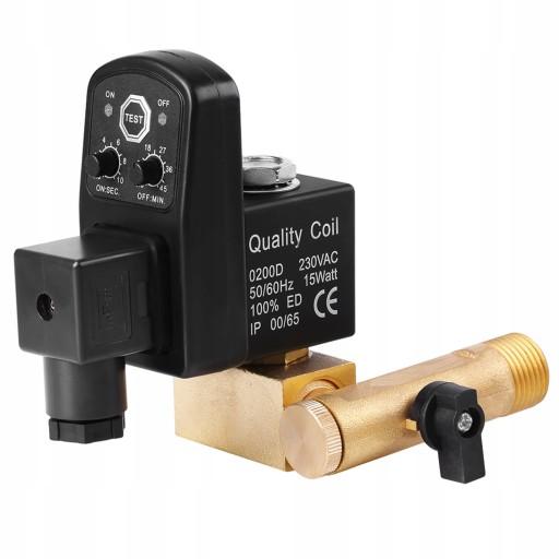 ТАЙМЕРНЫЙ КЛАПАН АВТОМАТИЧЕСКОГО СЛИВА КОНДЕНСАТА 230В