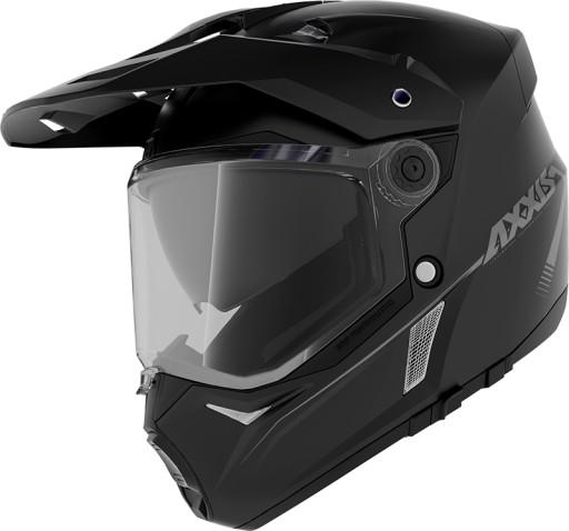 ШОЛОМ AXXIS WOLF DS DUAL ADV ATV ROAD MATT BLACK S