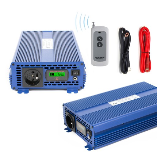 AZO конвертер 12V 230V 2000W SINUS ECO MODE PRO