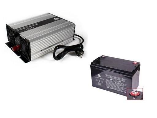 AZO Джерело безперебійного живлення Sinus UPS-2000SR 2000W BATTERY 100Ah 12V VRLA AGM