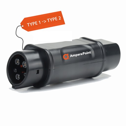 Адаптер EVSE Тип 2 – Тип 1 Європа – США 32A T2 7,4 кВт Гібридний PHEV EV
