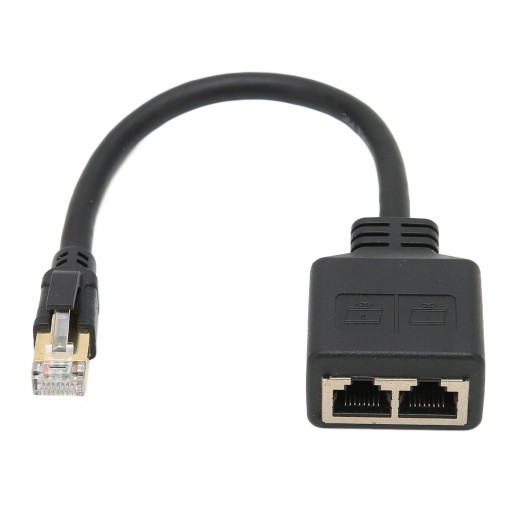 Адаптер муфта спліттер штекер 1X - 2X RJ45