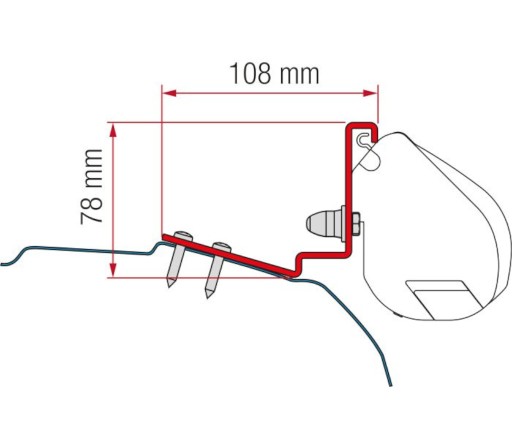 FI98655Z027 - Адаптер для F35 Pro Kit Ford тент - Fiamma