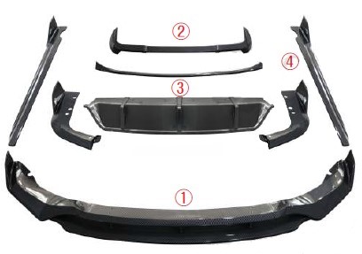 Аэрокит BMW X5 G05 Paradigm ЧЕРНЫЙ РЫЦАРЬ