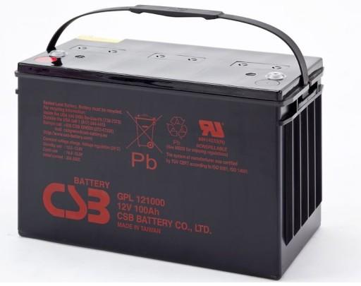 Акумулятор CSB GLP121000 100Ah 12V AGM Джерело живлення UPS