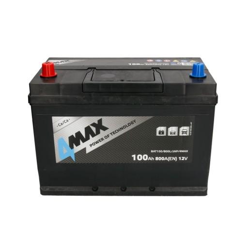 BAT100/800L/JAP/4MAX - Аккумулятор 4MAX BAT100/800L/JAP/4MAX