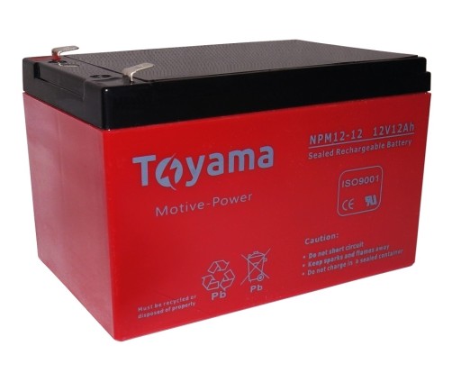 Акумулятор TOYAMA NPM12-12V 12Ah Deep Cycle AGM