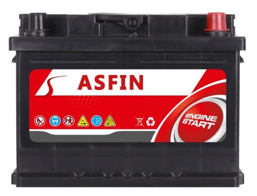 AS60 - Аккумулятор ASFIN 12В 60Ач 570А (EN) ALFA,AUDI,BMW