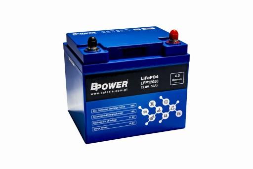 Акумулятор Bpower LIFEPO4 LFP12050 50AH 12.8V +BL