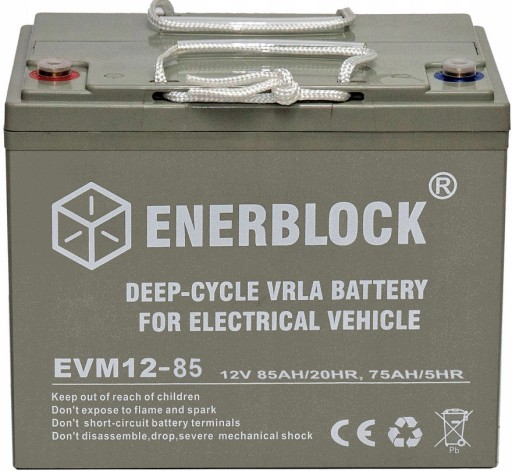 EVM12-85 - Аккумулятор ENERBLOCK EVM 12-85 85AH Deep-CYCLE AGM