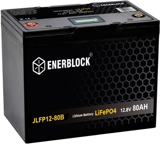 Акумулятор Enerblock JLFP12-80B LiFePO4 12V 80Ah