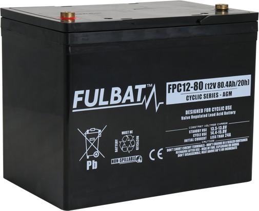 Акумулятор Fulbat FPC12-80 VRLA AGM 12V 80.4Ah