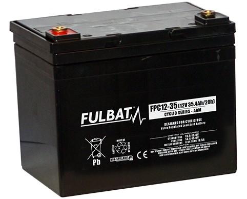 FPC12-35 - Акумулятор fulbat для коляски 12v 35ah