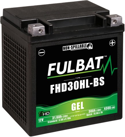 Аккумулятор Harley DAVIDSON Fulbat FHD30HL-BS YIX30L-BS 12V 31.6 Ah 430A