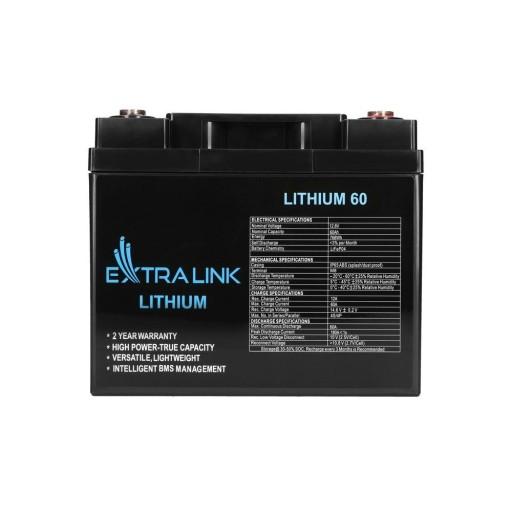 Акумулятор LiFePO4 60AH 12.8V BMS EX.30448