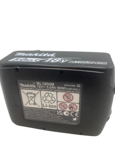 Літій-іонний акумулятор Makita BL1850B 18V LXT 5.0 Ah