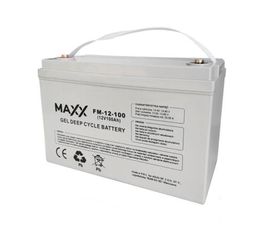 Акумулятор Maxx DeepCycle GEL 12V 100Ah L+