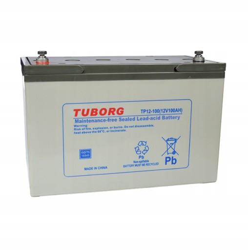 Tuborg TP12-100 Акумулятор 12V 100Ah VRLA AGM Camper Marine UPS Power Supply