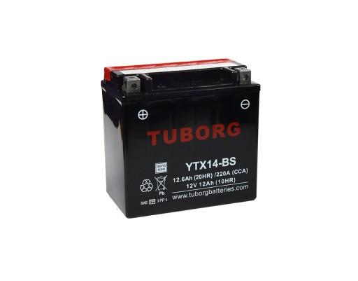 YTX14-BS - Аккумулятор Tuborg YTX14-BS 12,6 Ач, 220 А AGM