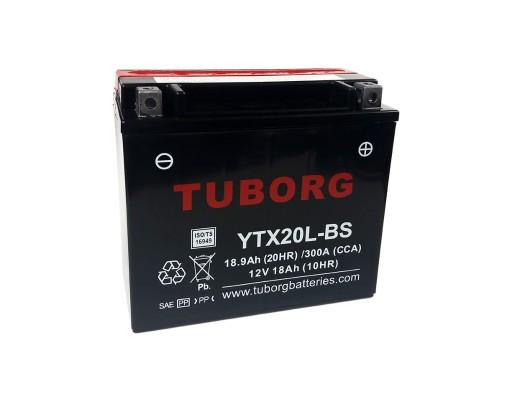 T-YTX20L-BS - Аккумулятор Tuborg YTX20L-BS 18,9 Ач, 300 А AGM