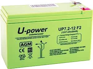 Аккумулятор U-Power UP7.2-12 F2 12,8 В AK1