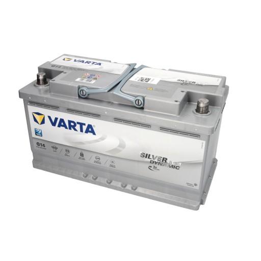 VA595901085 - Аккумулятор VARTA START&STOP AGM 95 Ач 850 А P+ Пётркув Трибунальский