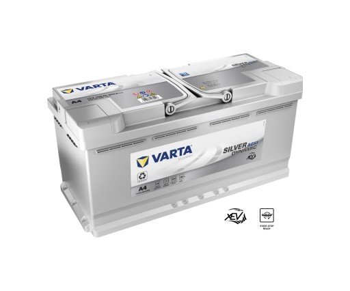 A4 - Аккумулятор Varta Silver AGM 105AH 950a P+ A4 Петркув режим. Томашов Муж. !