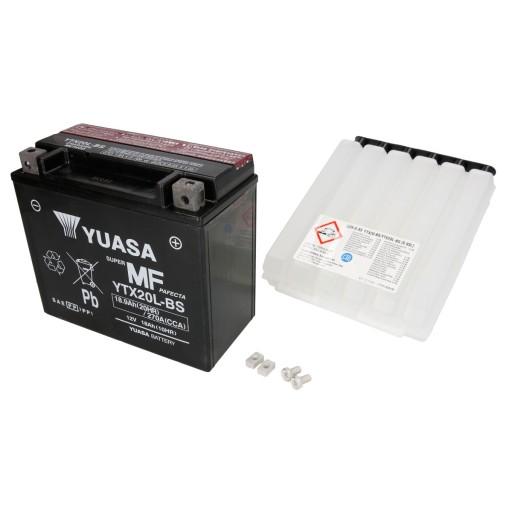 YTX20L-BS - Аккумулятор YUASA 12В 18,9Ач 270А P+ YTX20L-BS