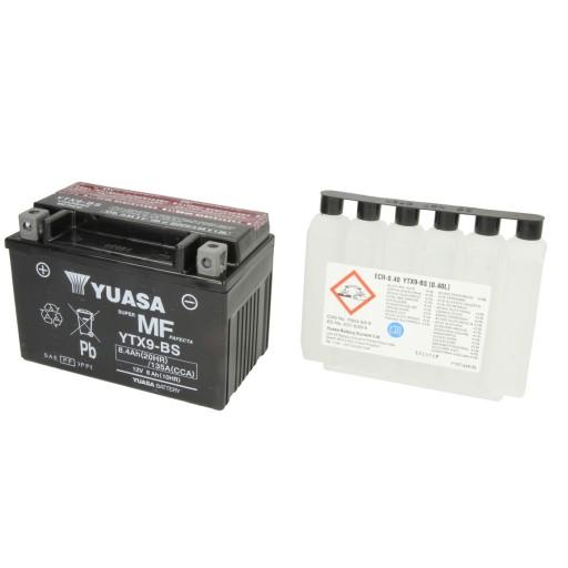 YTX9-BS - Аккумулятор YUASA 12В 8,4Ач 135А L+ YTX9-BS