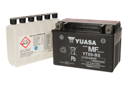 GMOTO-127 - Аккумулятор Yuasa YTX9-BS Suzuki Honda Kawasaki OEM