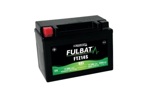 3564095506382 - ГЕЛЕВЫЙ аккумулятор Fulbat YTZ14S GEL 11.8Ач 230А ЗАМЕНА ДЛЯ YUASA VARTA EXIDE