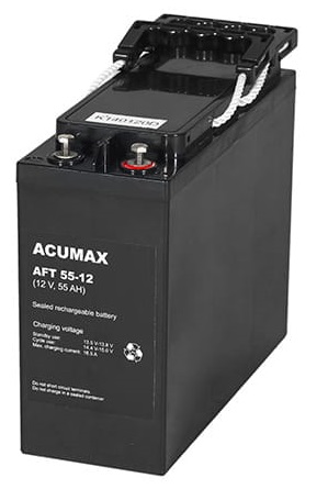 Аккумулятор ACUMAX AGM VRLA FRONT TERMINAL AFT 12V 55Ah RACK UPS