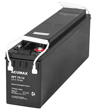 Аккумулятор ACUMAX AGM VRLA FRONT TERMINAL AFT 12V 75Ah RACK UPS