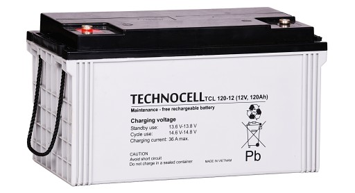 Акумулятор TECHNOCELL TCL 12V 120Ah UPS POWER SUPPLY PHOTOVOLTAICS CO