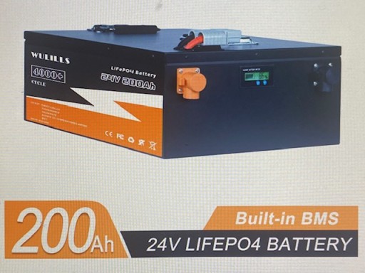 STZ199919143 - Акумуляторна батарея 200Ah/24V-5120W LiFePo4 - BMS