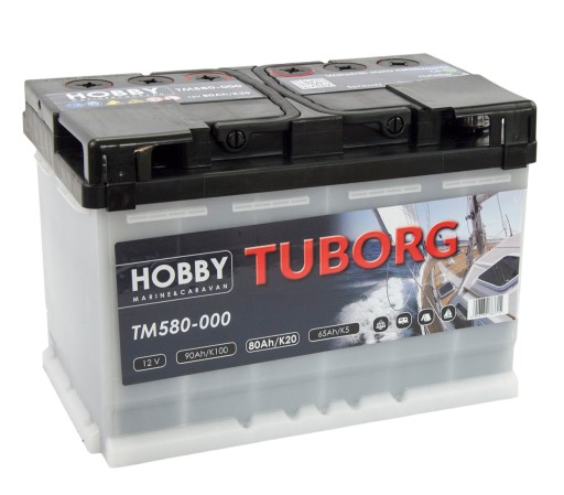 TM580 - Аккумулятор глубокого разряда CAMERA UPS INVERTER 12V 80Ah Tuborg