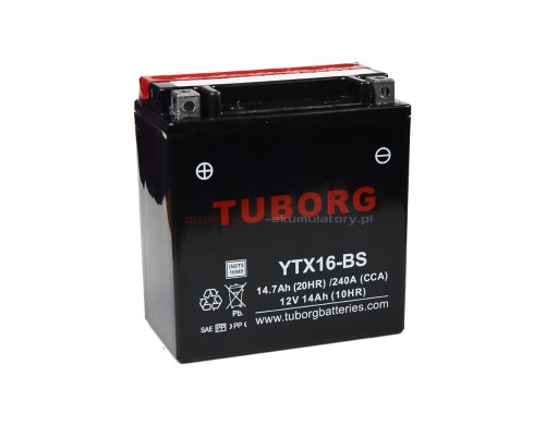 YTX16 - Аккумулятор газонокосилка 14ah 12V McCulloch LT16-4