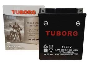 YTZ8V-GEL - Мотоциклетный аккумулятор Tuborg YTZ8V YTX7L 7,4 Ач 120 А ЗАМЕНА YUASA XMAX