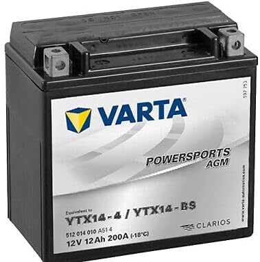 YTX14 YTX14-BS YTX14-4 - Выпущен аккумулятор для мотоциклов Varta YTX14-BS TX14-BS 12 В 12 Ач 200 А AGM